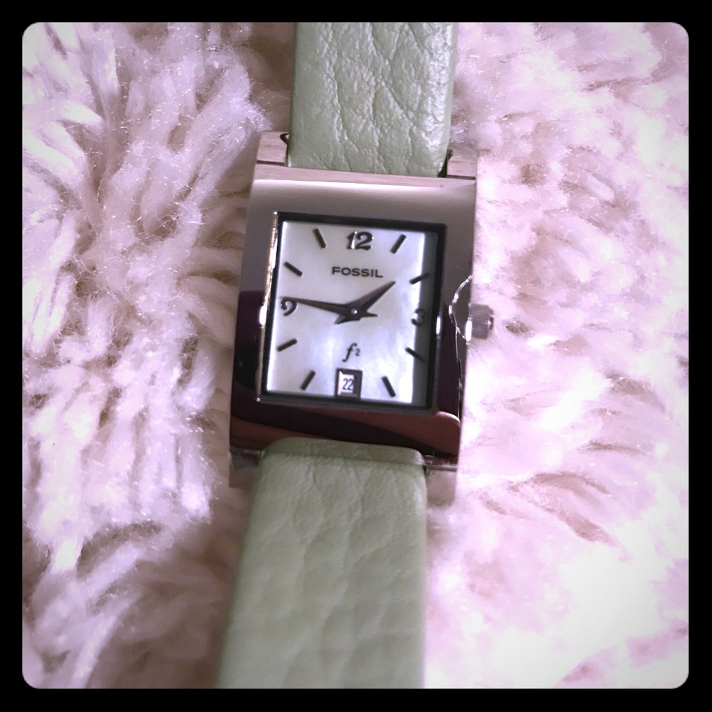 Green Fossil Watch