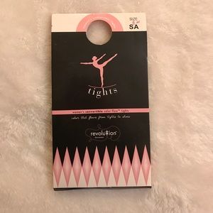 NWT convertible ballet tights in classic pink