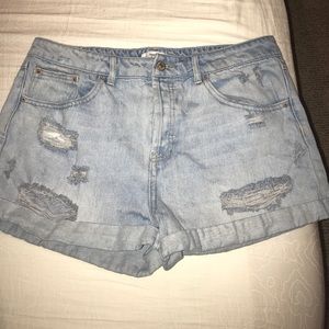 Forever 21 high waisted jean shorts
