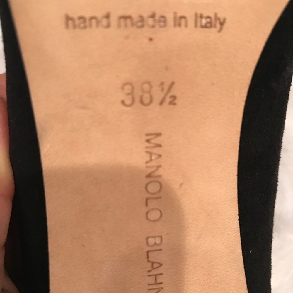 SOLD!! Manolo Blahnik BB Pumps Suede - Picture 6 of 8