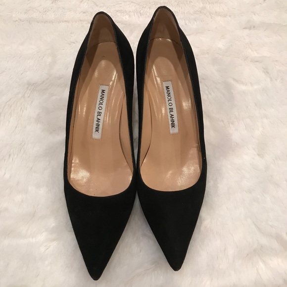SOLD!! Manolo Blahnik BB Pumps Suede - Picture 3 of 8