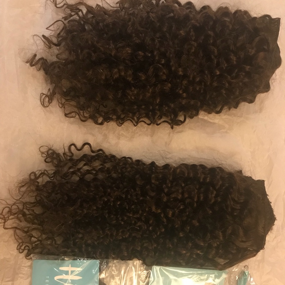 Bella Kurls Chocolate Brown Curly Hair Extensions