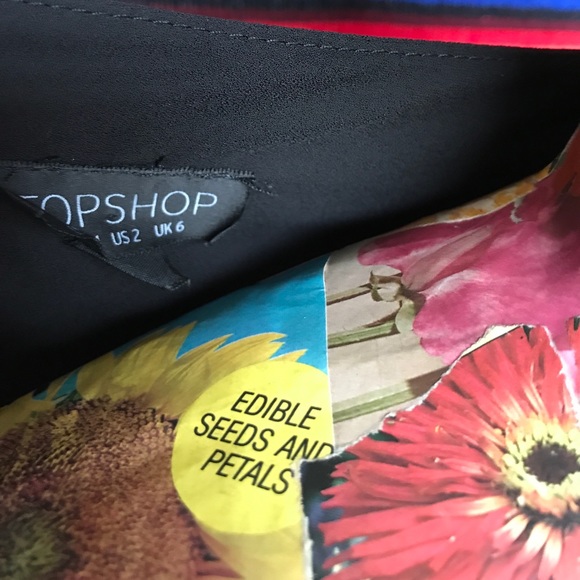 Topshop Draped Mini Dress - Picture 6 of 7