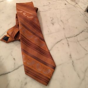 Burnt orange necktie