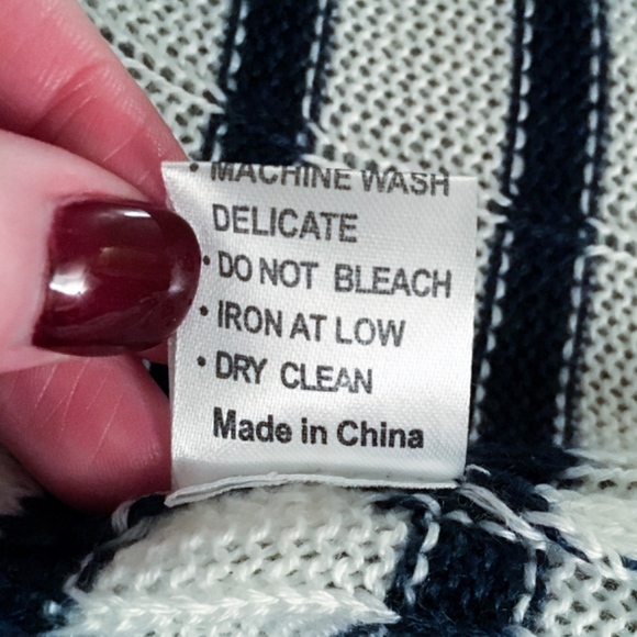 [lf] millau crop boxy s/s striped sweater - Picture 5 of 7