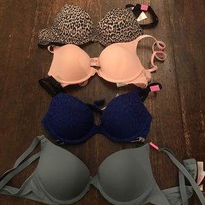 Brand new pink push up bras!