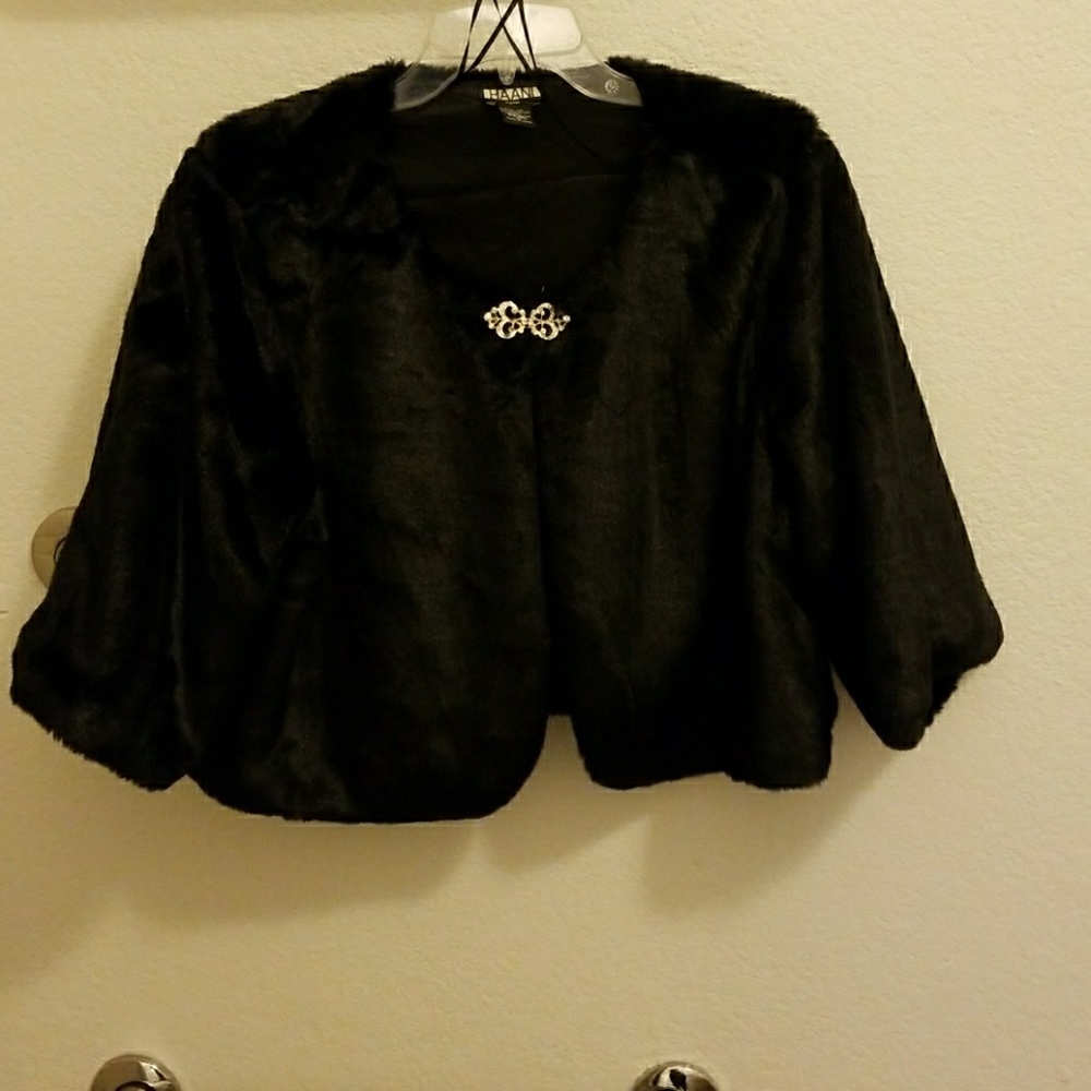 Faux fur cover top