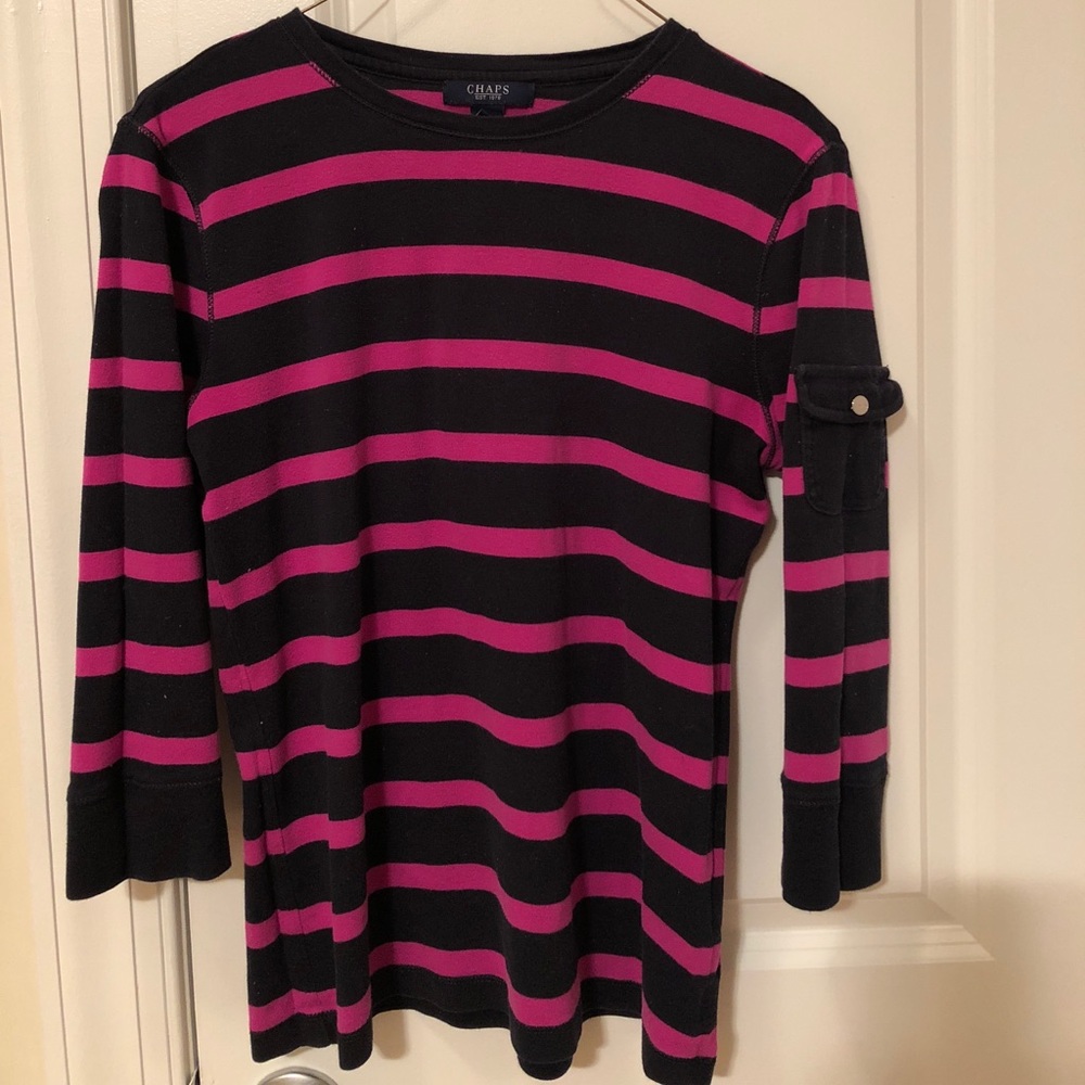 🛍 Striped Chaps Top (L)
