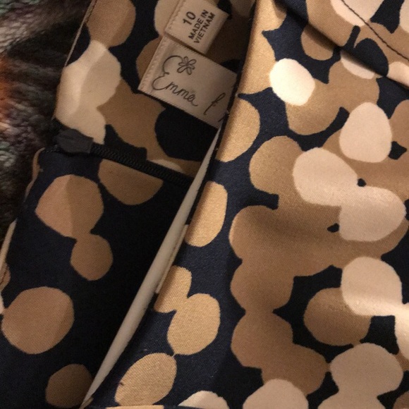 Emma f. Michelle Navy & beige midi - Picture 4 of 6