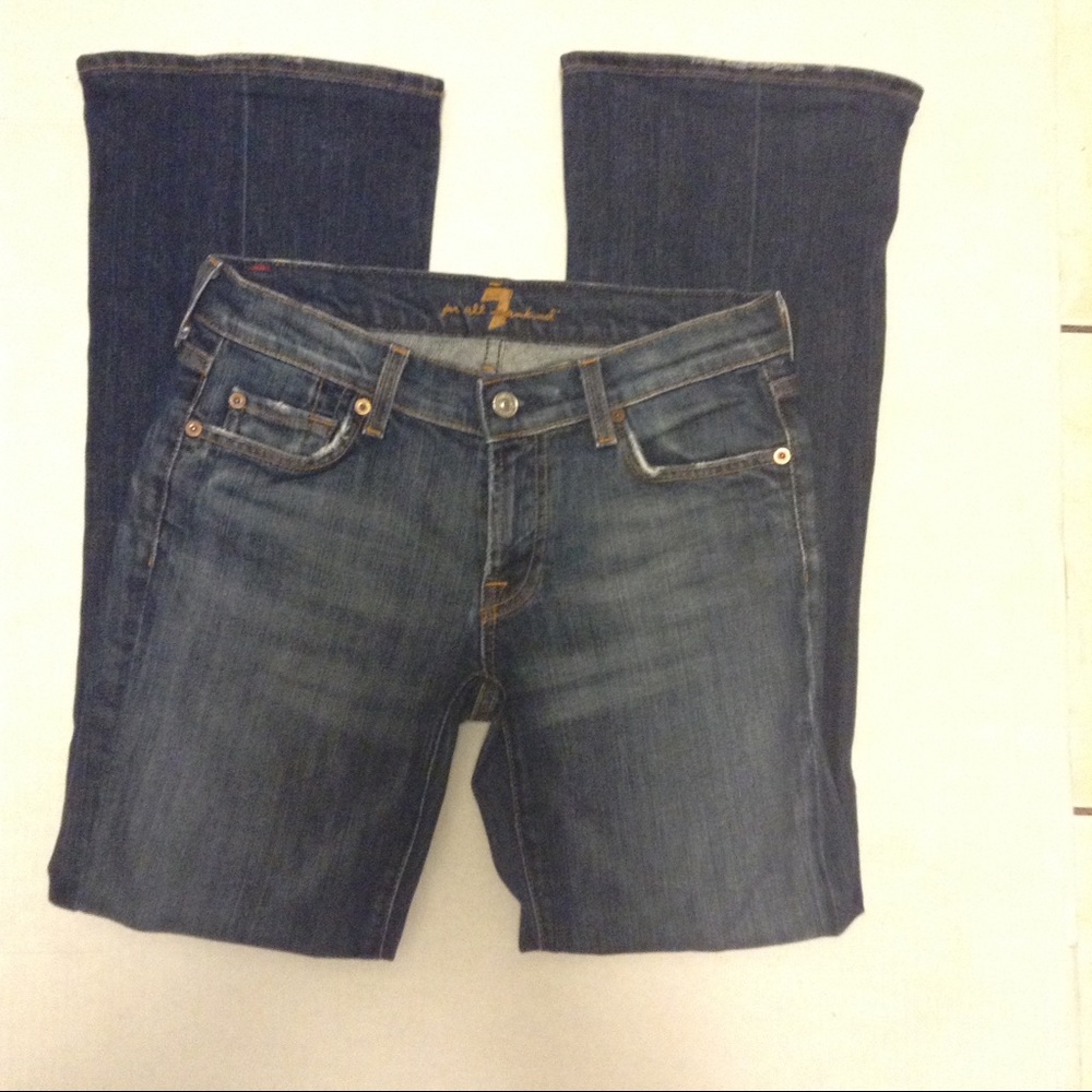 7 for all mankind boot cut jeans Sz 27