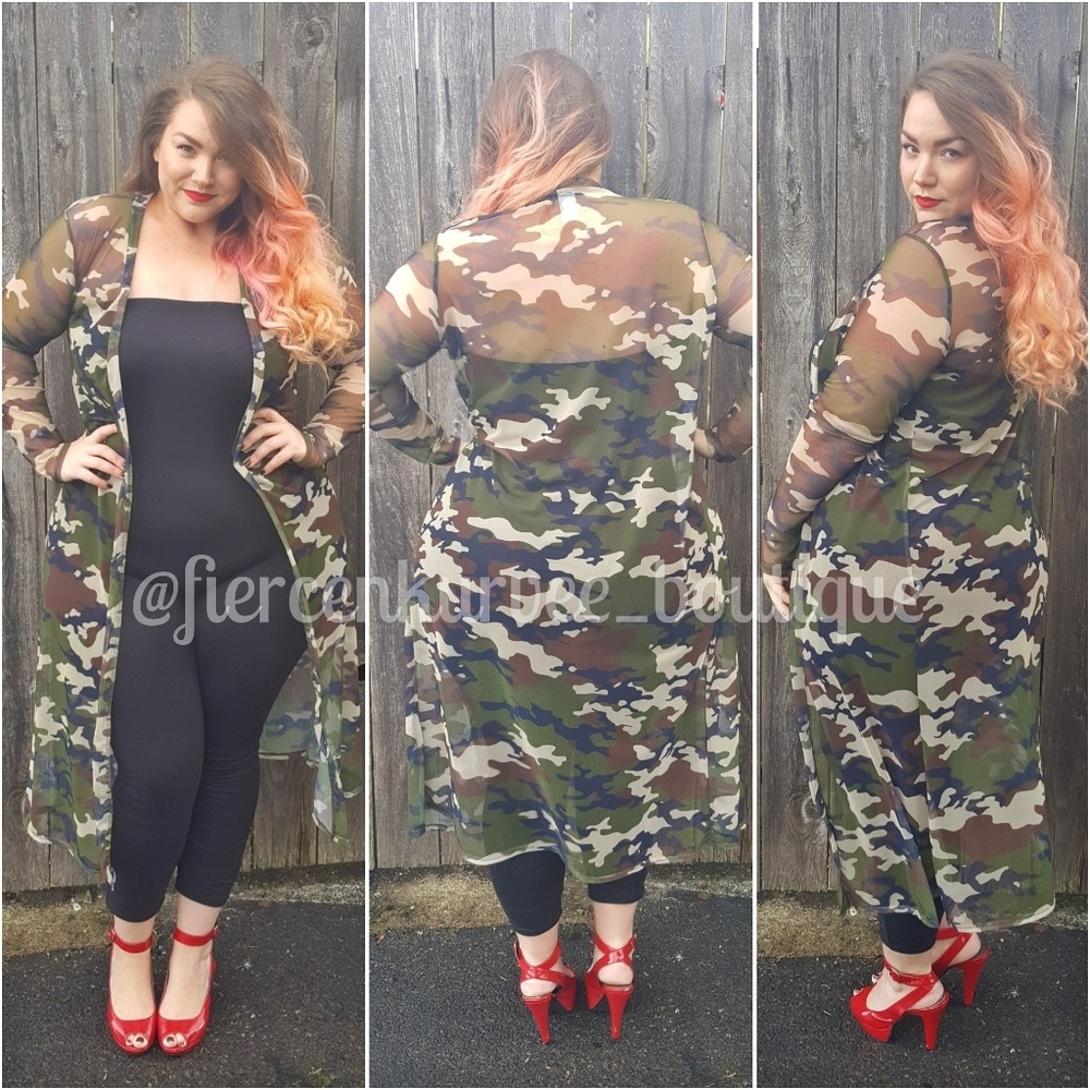 Camo Cardigan