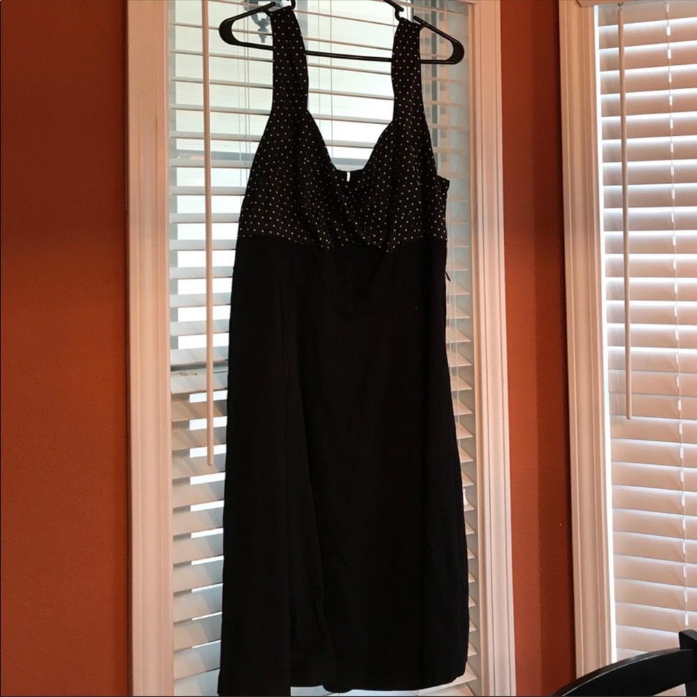 Torrid plus-size polka dot swing dress