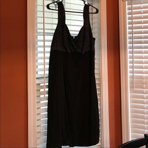 Torrid plus-size polka dot swing dress