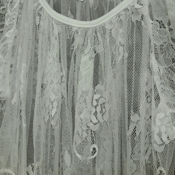 🌴WHITE LACE BOHO DRESS🍍 - Picture 4 of 6