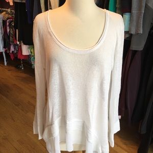 Central Park West Swing Tunic L White