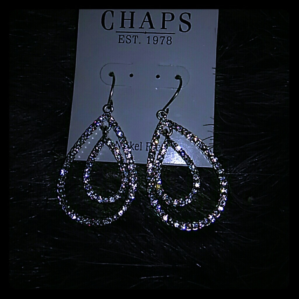 Chaps Dangle rhinestone earring's