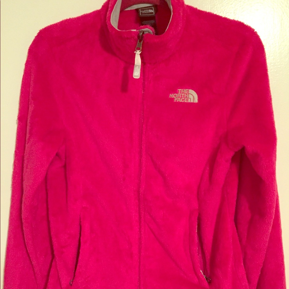 The North Face Otis jacket, hot pink, size small.