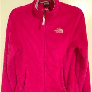 The North Face Otis jacket, hot pink, size small.