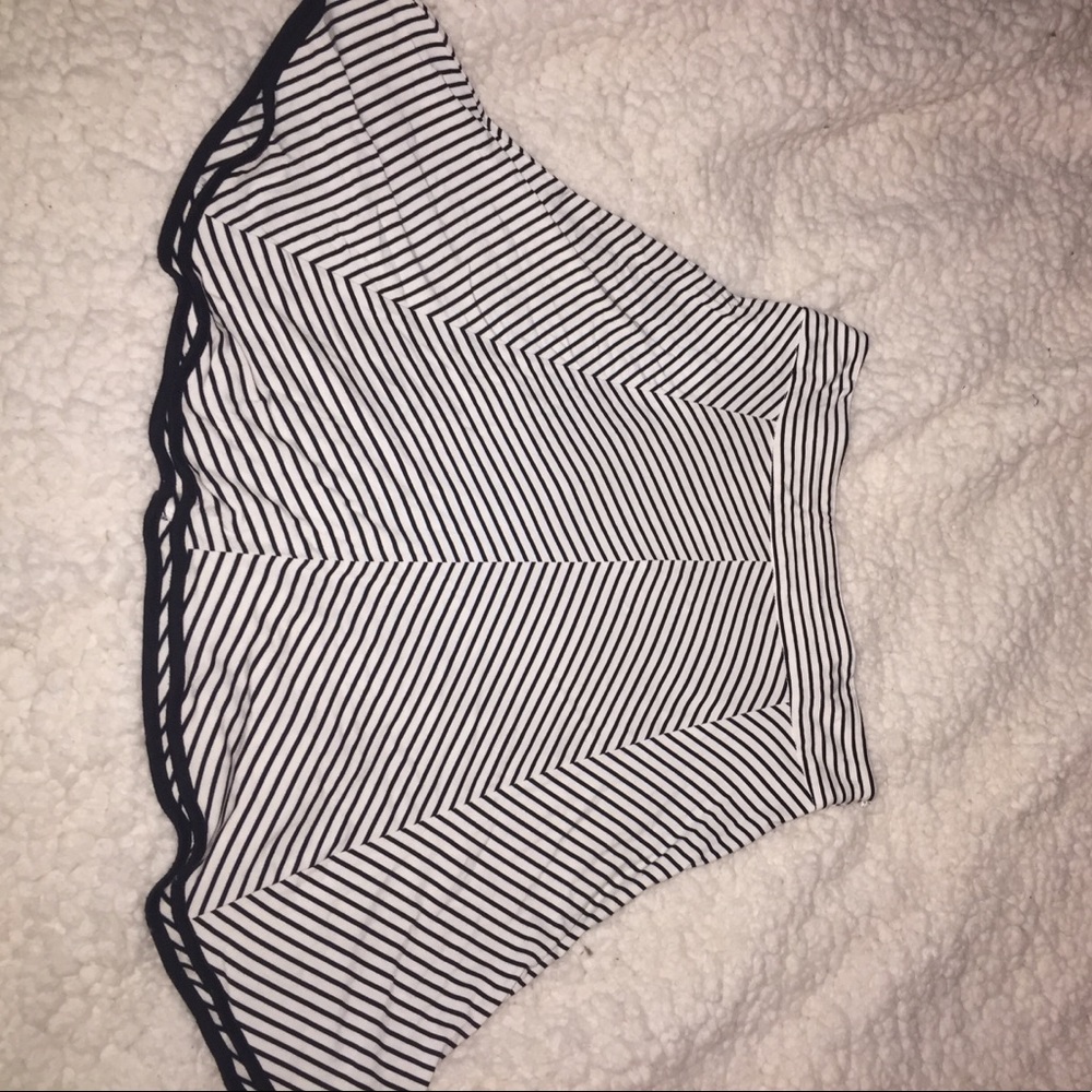 Black and white skirt
