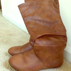 Wet Seal brown/tan boots