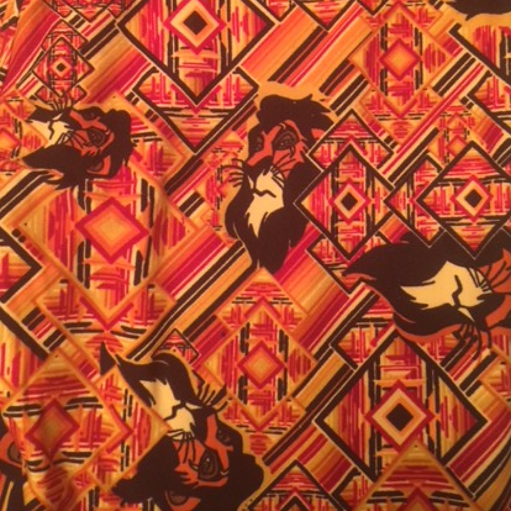 LuLaRoe Scar Leggings OS Disney Lion King! NEW!