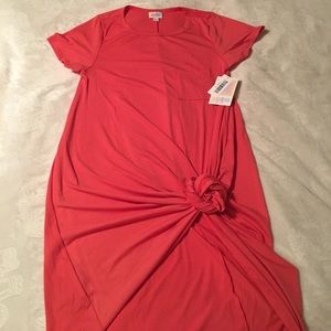 Solid pink UNICORN small Lularoe Carly