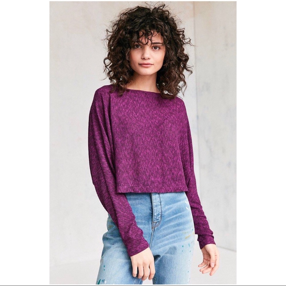 UO Silence & Noise Andy Dolman-Sleeve Sweater