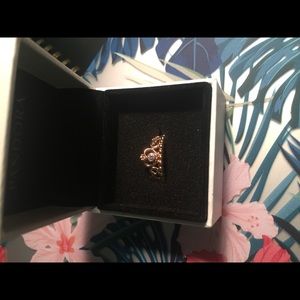 Pandora my princess ring rose gold size 6
