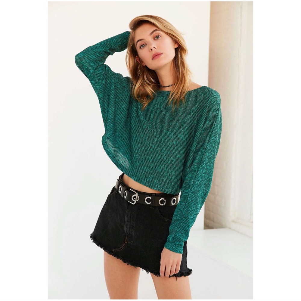 UO Silence & Noise Andy Dolman-Sleeve Sweater