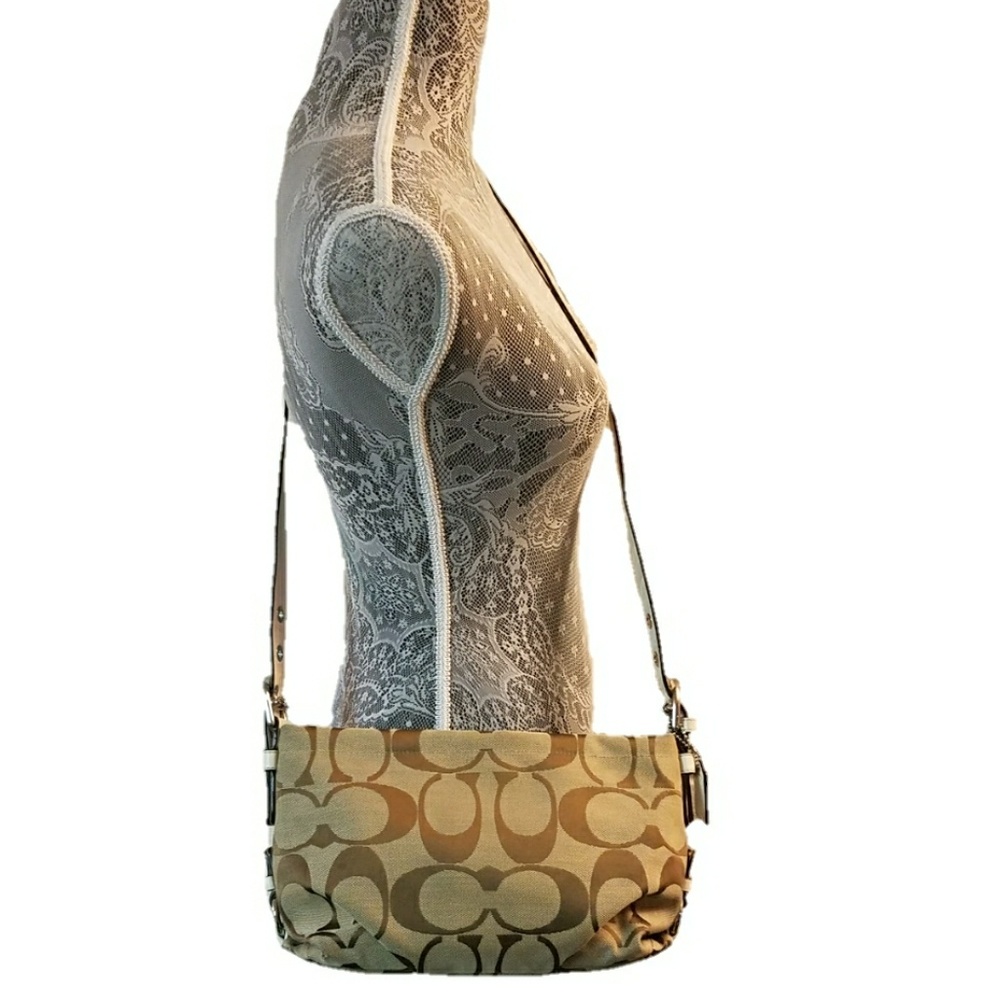 COACH east west hobo crossbody shoulder bag