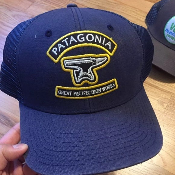 patagonia other vintage trucker hat poshmark patagonia iron works hat
