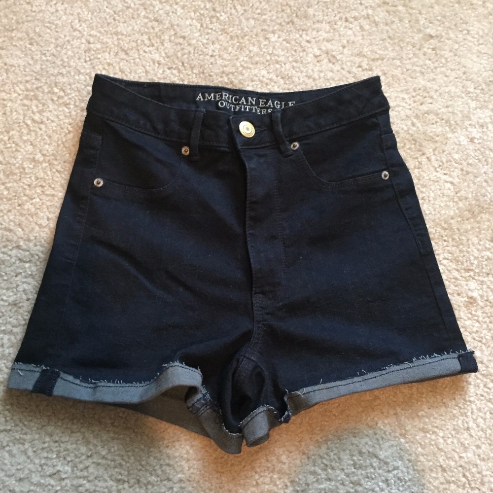 American Eagle High-Waisted Jean Shorts