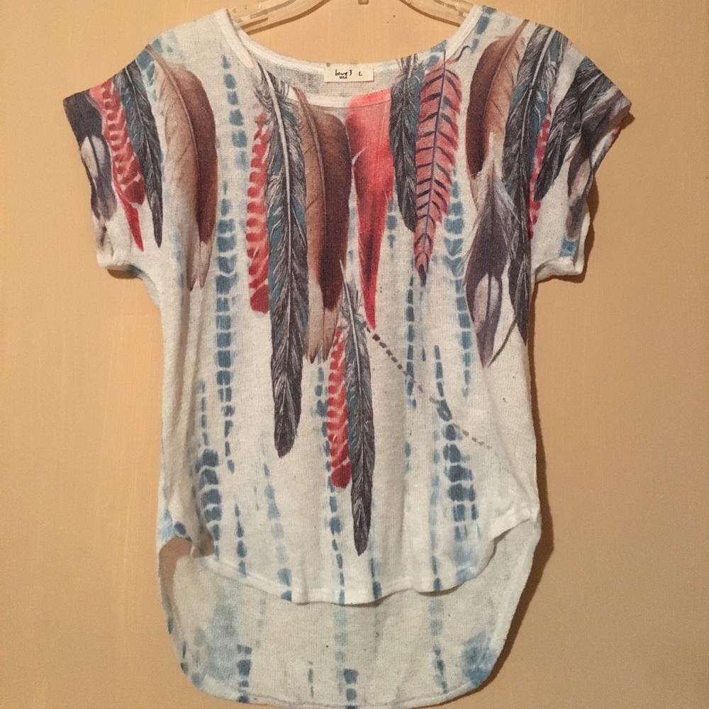Feather blouse