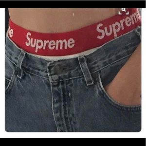 Authentic supreme boxer and sock set