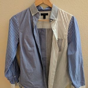 JCrew two tone button down shirt