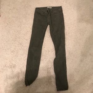 Corduroy skinny jeans
