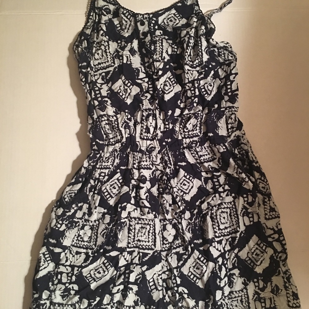 Black and white romper