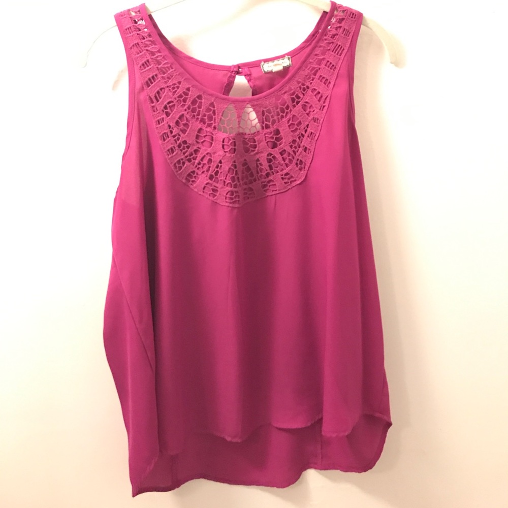 Purple Sleeveless Top