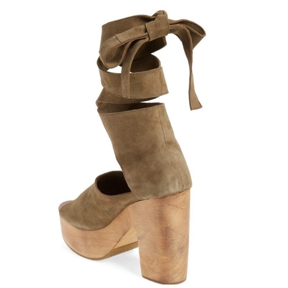 Free People Touch the Sky Wrap Platform Clog - Picture 4 of 8