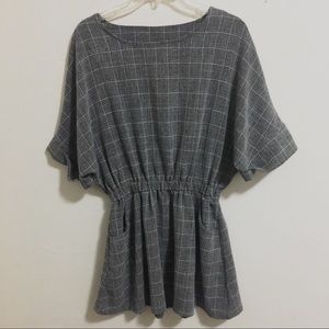 Grey Statement Dress With Pockets