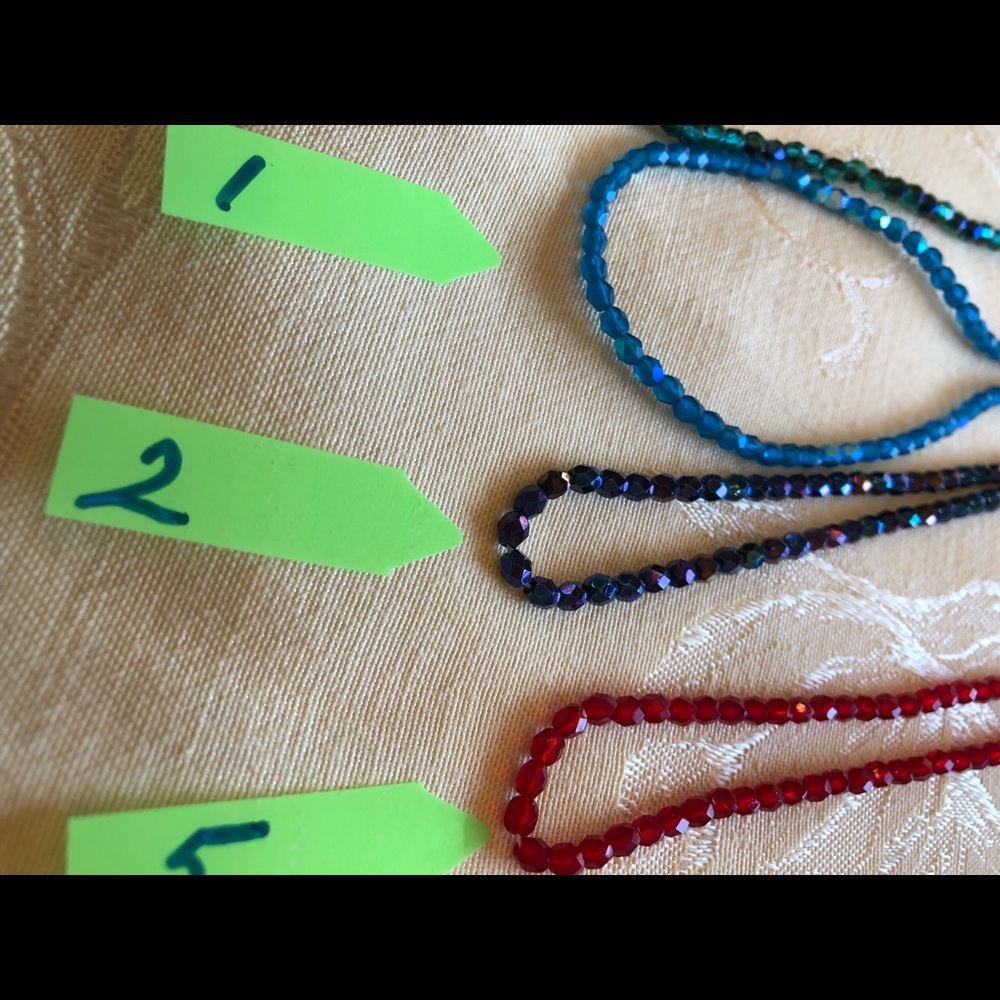 💕👀💕SALE💕👀💕Czech Glass Convertible Necklace - Picture 7 of 8