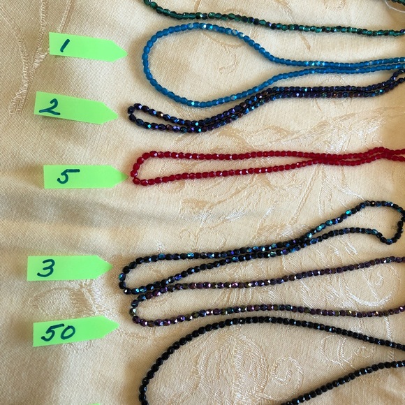 💕👀💕SALE💕👀💕Czech Glass Convertible Necklace - Picture 5 of 8