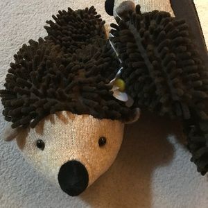 Cute hedgehog slippers