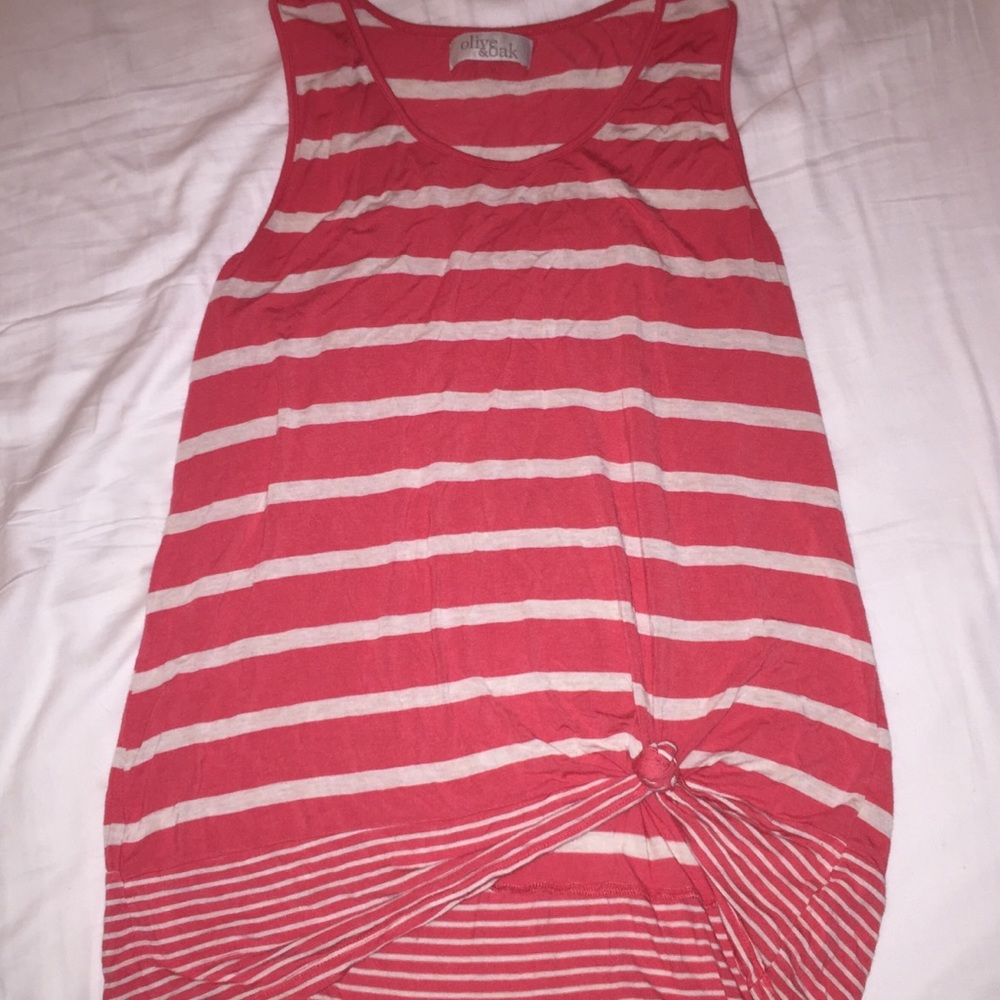 Olive & Oak striped tank