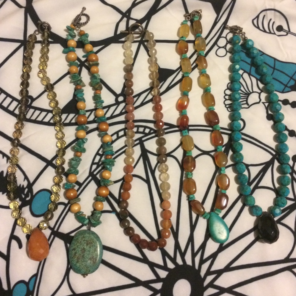 Bohemian style necklace bundle