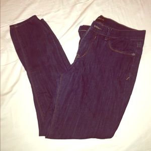 Express skinny legging mid rise jean