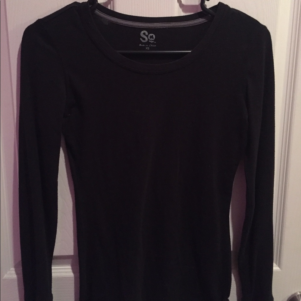 Black long sleeve shirt