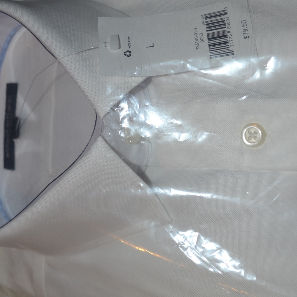 Banana Republic NWT Grant Slim-Fit Stretch Solid Shirt - Picture 2 of 6