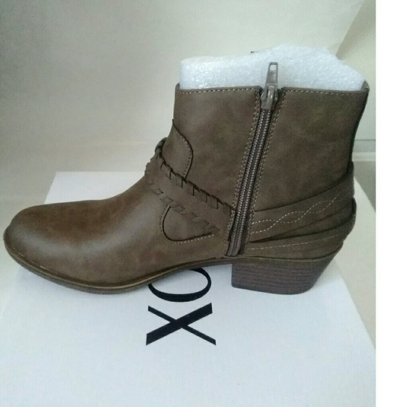 New! XOXO Western Ankle Booties Boots New With Box - Picture 3 of 4