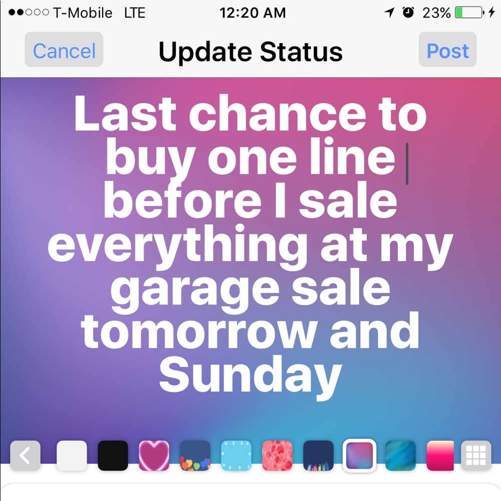 Everything must go